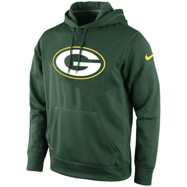 Men Green Bay Packers Nike KO Logo Essential Hoodie Green